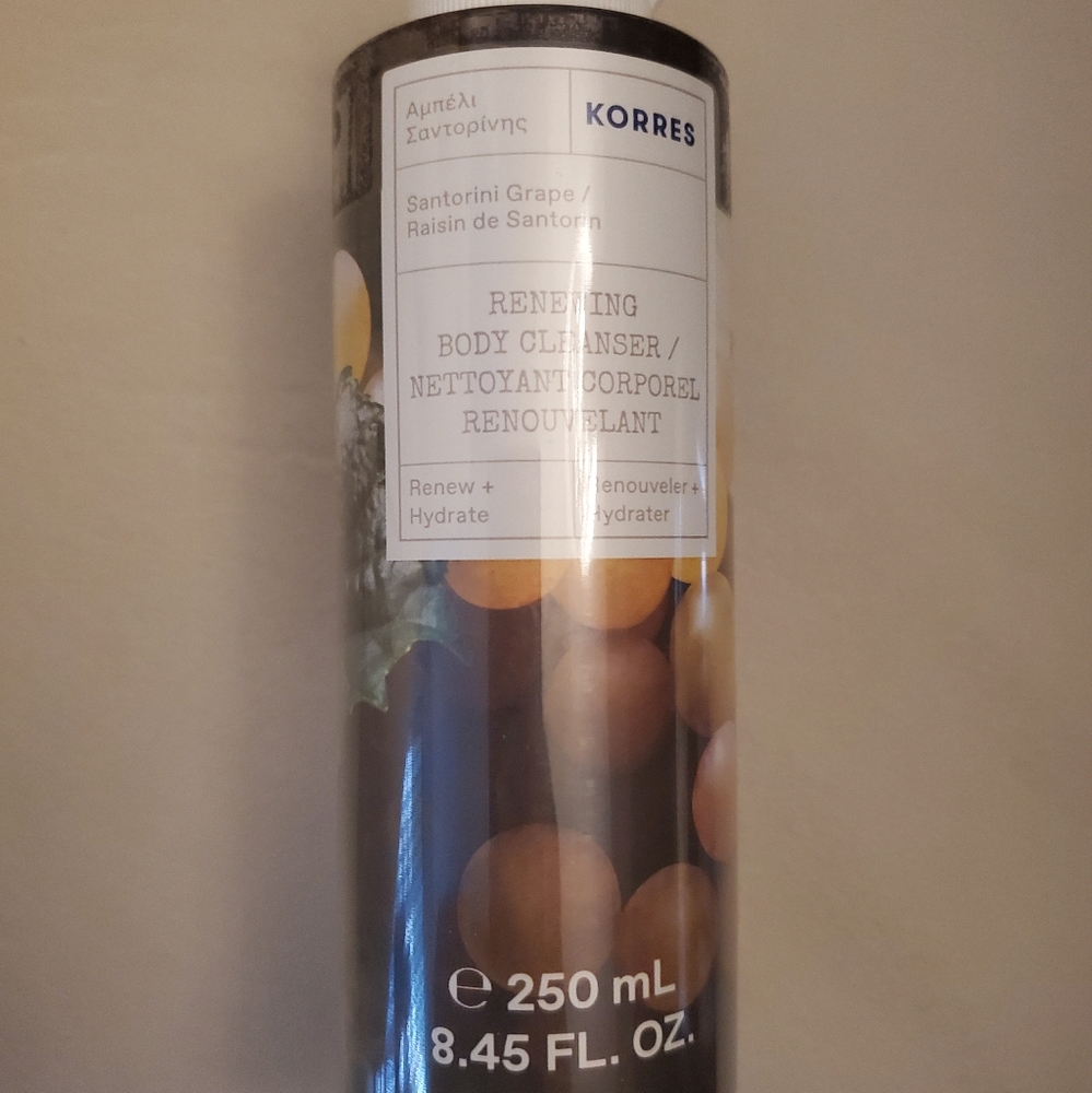 Korres body cleanser